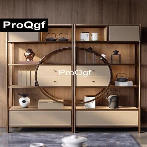 QGF 1Pcs A Set Prodgf ins Modern Luxury Study Book Cabinet Shelf