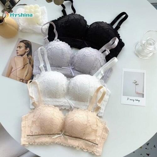 Adjustable bra hidden anti-slip underwear female lace sexy