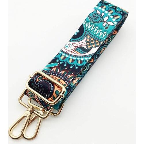 Fashion Rainbow Adjustable Nylon Belt Bag Strap Accessories For Women Shoulder Hanger Handbag Bag Straps Decorative Obag