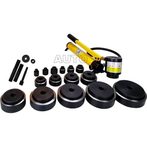 Manual Hydraulic Pump Hydraulic Metal Steel Plate Hole Punch Set SYK-8 SYK-15 Hand Pump Hydraulic Punch Driver tools