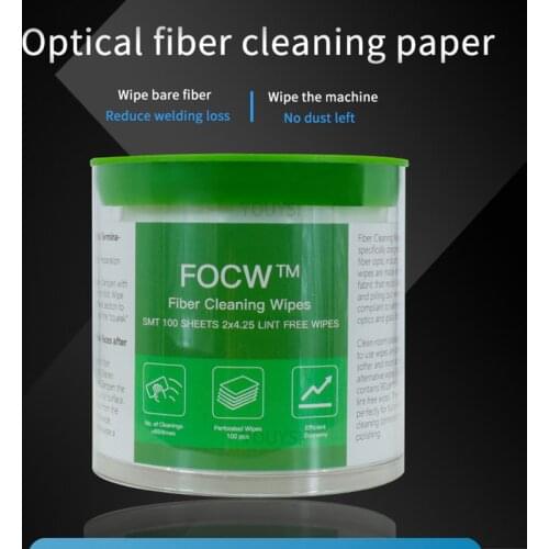 YOUYSI Fiber Cleaning Wipes 280pcs/box FTTH Tools Platform Dustfree Paper Fiber Optic Low-lint Wipes Optical Fiber Clean Paper