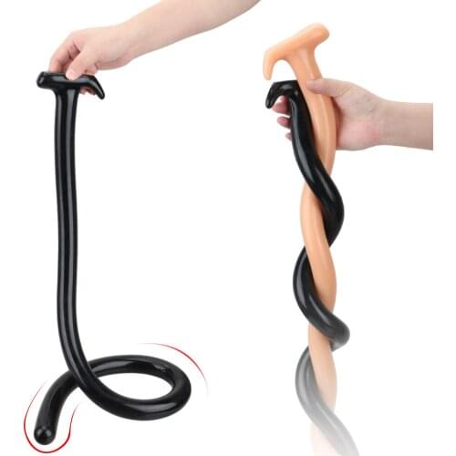 Silicone Dilator 1M Butt Plug Anus Masturbator Dildo Prostate Massager G Spot Stimulation Super Long Anal Plug