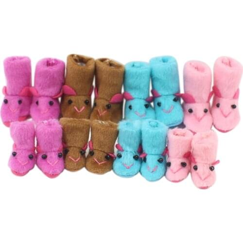 [Mix Color Packing Sale]Suitable For Icy BJD Jecci Five 1/6 Blyth Joint Body Doll & Normal Body Doll Snow Boots High