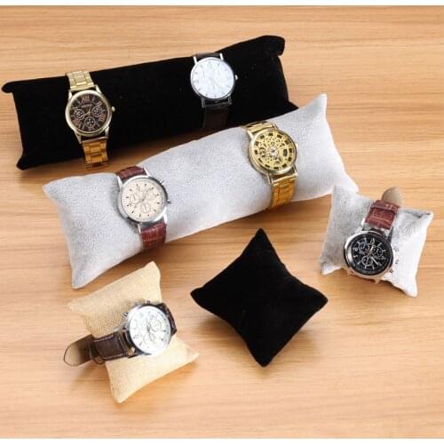 1pcs Fabric Watch Bangle Bracelet Pillow Jewelry Display Stand Velvet Rack Pillow for Jewelry Organizer Storage Holder Wholesale