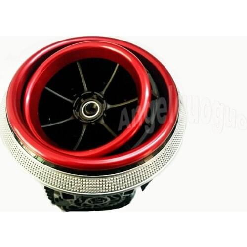 Aluminum alloy air outlet plug/Air outlet cover sticker decoration ring Fit For AUDI A3 S3 2013-2016/Q2