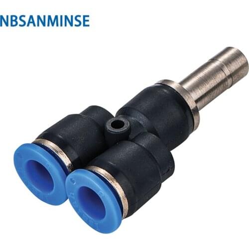 PYJ Plug In Y Fitting Plastic Air Fittings 10Pcs/Lot Tee Type Fitting Pneumatic Plastic Fitting NBSANMINSE