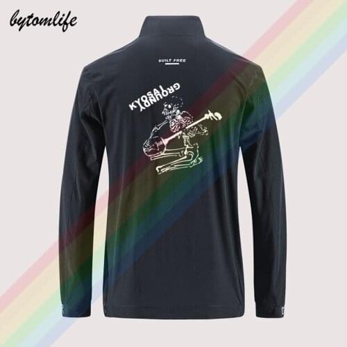 Yohji Yamamoto Design of the guitar baseball jacket mens street windbreaker zipper thin jacket mens