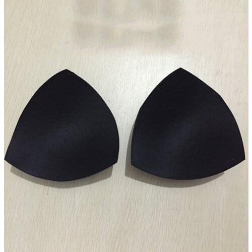 2pcs Women Triangular Thick Sponge Chest Bra Pads Inserts Breast Enhancer Push Up Breathable Seamless Underwear Pad Hot
