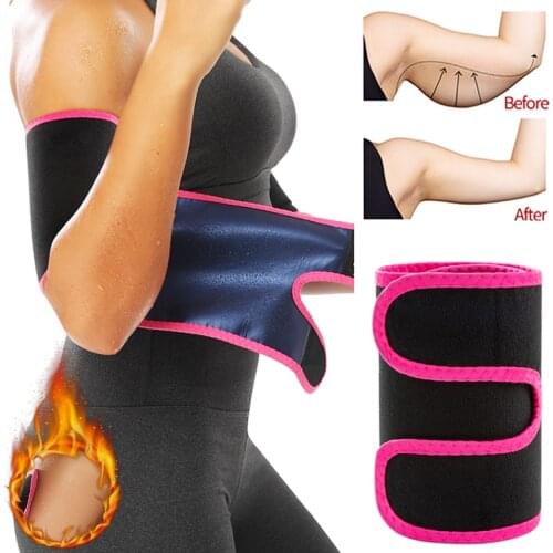 Sauna Arm Shaper Women Arm Trimmers Compression Sweat Bands Slimming Sheath Workout Toner Trainer Fat Burnning Slimmer Sleeves