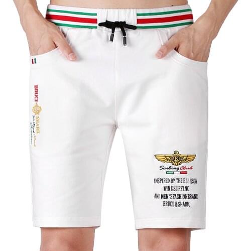 Bruce&Shark 2020 New Summer Men Sports Shorts Cotton Strech Straight leg Men Short pants Training Excersize Casual Shorts 3XL