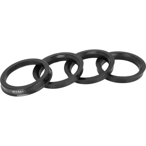 4pcs Car Hub Centric Rings Wheel Bore Center Spacer Hub Rings 57.1-54.1/66.6-57.1/67.1-54.1/67.1-56.1/67.1-58.1/67.1-59.1mm