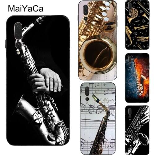 MaiYaCa Saxophone Music Case For Huawei Honor 8X 9X 9 10 Lite 20 Pro 10i 7A Pro 7C 8A 8C 8S Y6 Y9 Y7 2019 Nova 5T