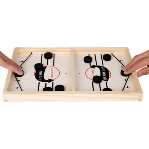 Wooden Hockey Game Childrens Gift Light And Compact Wooden Hockey Game Perfect For All Kinds Of Parties