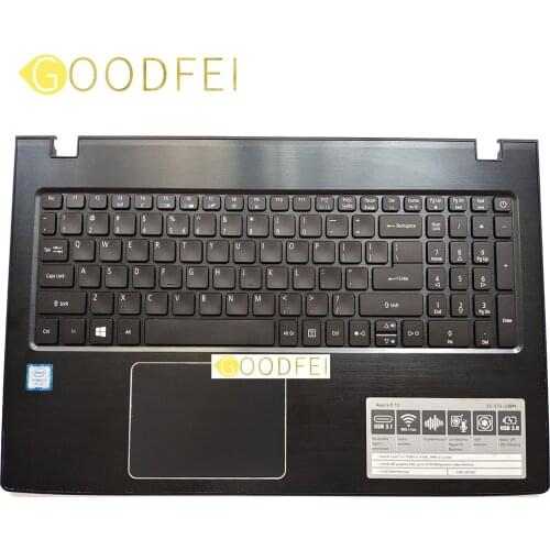 For Acer Aspire E5-575 E5-575G E5-576 E5-576G E5-523G E5-573G F5-573 TMTX50 Palmrest Upper Cover Case US Keyboard Touchpad