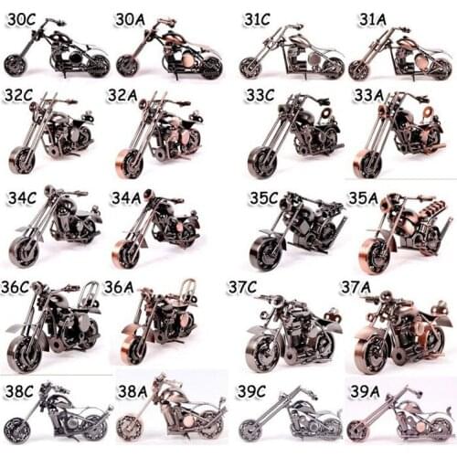 Home Decor Motorcycle Iron Metal Car Model Diecast Boy Toys Crafts Gifts Home Decoration HLM37A