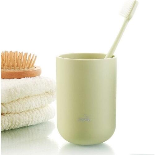 1PCS Eco-friendly Japanese-style Bathroom Thick Circular Cups Toothbrush Holder Cup PP Rinsing Cup Wash Tooth Mug N1101