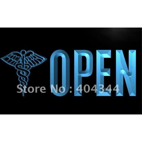 LK784- OPEN Clinic Drug Display LED Neon Light Sign home decor crafts