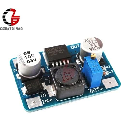 LM2576HV LM2576 DC-DC Step Down Voltage Regulator Coverter CC CV Adjustable Power Transformer Supply Buck Module Over LM2596