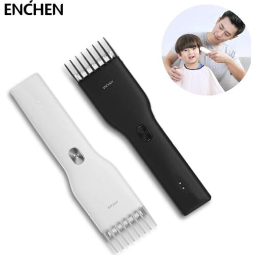 Enchen Boost Hair Clipper Household Two-Speed USB Electric Hair Clipper Hair Adult Children Shaving Artifact