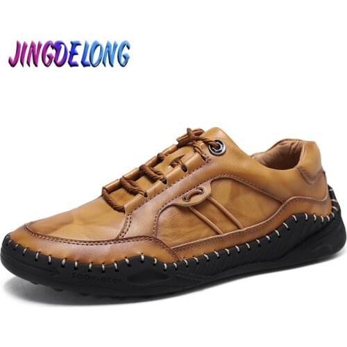 Hot Sale Men Casual Shoes Handmade Mens Shoes Comfortable Breathable Mens Flat Shoes Italian Style Mens Moccasins Size 39-48