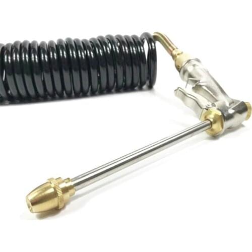 Aluminum alloy high pressure water gun set for CNC machine tool machining center flushing gun set