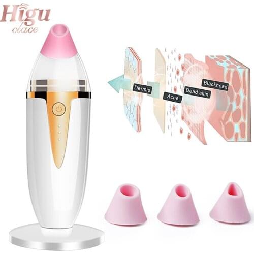 Blackhead Removal Facial Skin Clean Machine Electric Acne Pimple Vacuum Cleaner Nose T Zone Pore Deep Cleaning Beauty Tool
