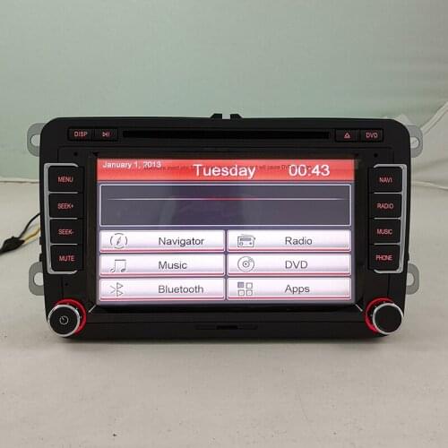 Roadrover Car Multimedia player 2Din Car DVD For Volkswagen/Golf/Polo/Tiguan/Passat/B7/B6/SEAT/Leon Radio RDS Bluetooth GPS iPod