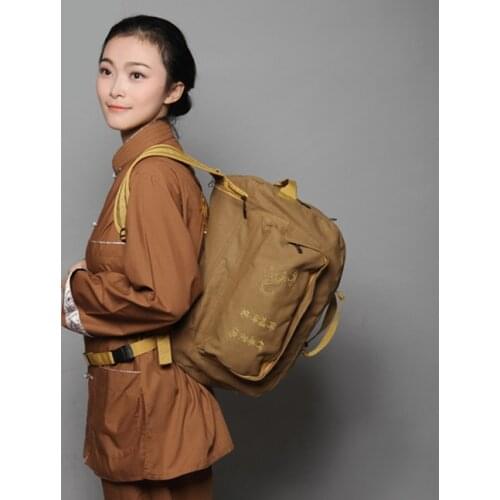 New Top Quality Unisex Cotton Canvas Lay Monk Backpack Lohan Buddhism Multifunctional Bags Wushu Backpack
