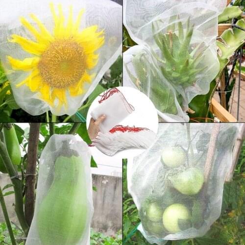 Netting Bags Garden Fruit Barrier Cover Bags for Grape Fig Flower Seed Vegetable Protection from Insect Mosquito Bug Garden Tool