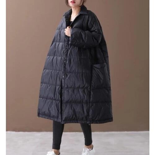 Loose Long Short 90% Duck Down Women Winter Down Coat Down Jackets Winter Women Warm Down Coat