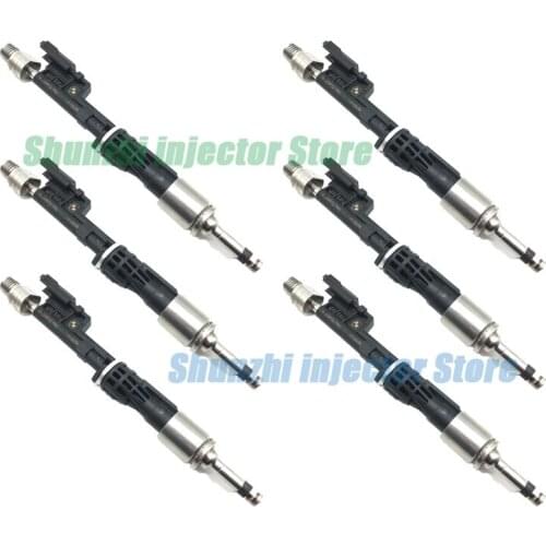 6PCS OEM 13647568607-12 Fuel Injector Fits for BMW E88 E82 E90 E91 E92 135i N55 0261500063