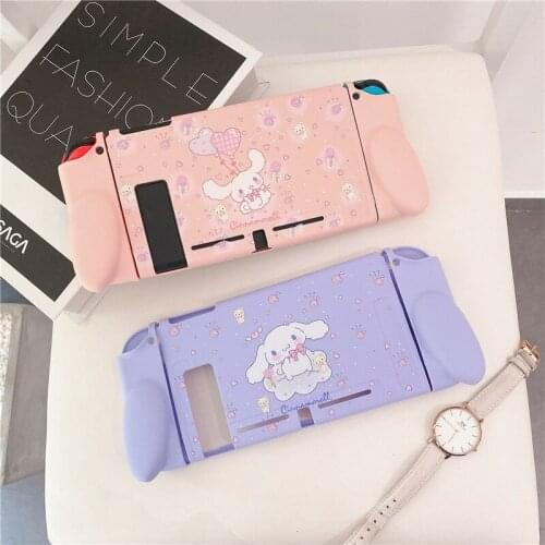 Cartoon cinnamon dog Nintendo protective shell painted shell all-inclusive ns anti-fall soft shell protective cover applicable
