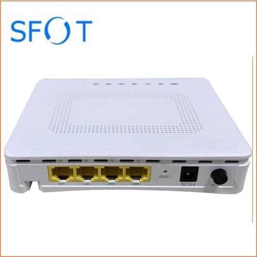 1 port GE + 3 ports FE ONU SF8004FS, can work with HW/FH OLT, GPON or EPON for your choice