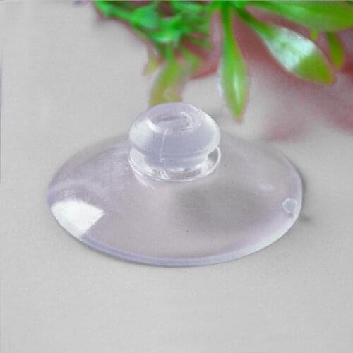 10pc/set 35mm Mushroom Head Sucker Pvc Fish Tank Transparent Perforated Sucker Glass Sucker