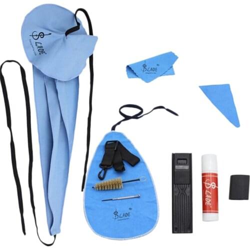 10 In 1 Saxophone Cleaning Care Kit Reed Case Mouthpiece Screwdriver Sax DIY