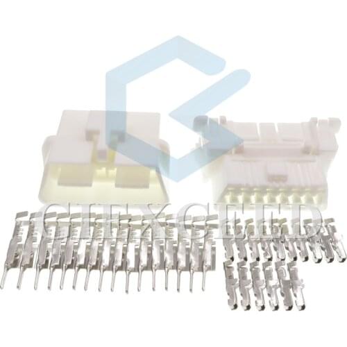 16 Pin 179631-1 Car OBD Connector Diagnostic Socket Female Male Plug For Toyota