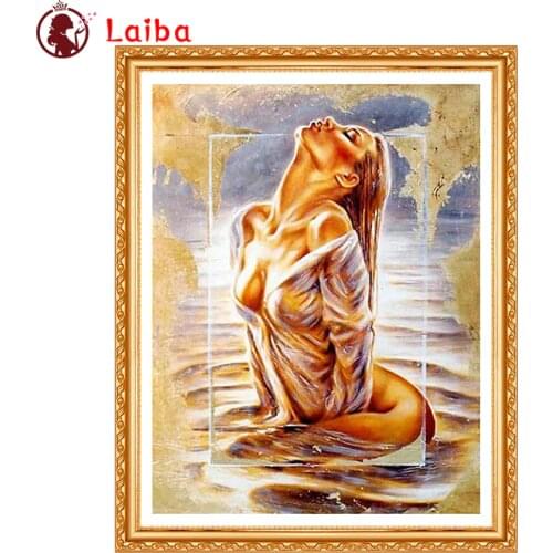 Diamond Mosaic Abstract art, sexy woman Picture Of Rhinestone Diamond Painting Cross Stitch Embroidery Needlework Wall Art