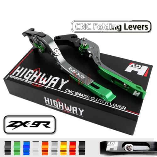 CNC Aluminum Brake Handle Bar Lever Extendable Folding Adjustable Brake Clutch Levers For Kawasaki Z750 Z 750 2007-2012