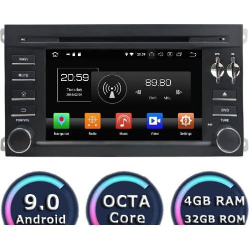 Roadlover Android 9.0 Car DVD Player Radio For Porsche Cayenne 2006 2007 2008 2009 2010 Stereo GPS Navigation Automagnitol 2Din