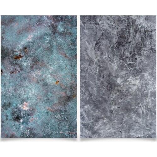 Green Color Marble Photo Studio Backgrounds 57x87cm 2sides PVC Cover Waterproof Paper Backdrops Wood Marble Wall Printing