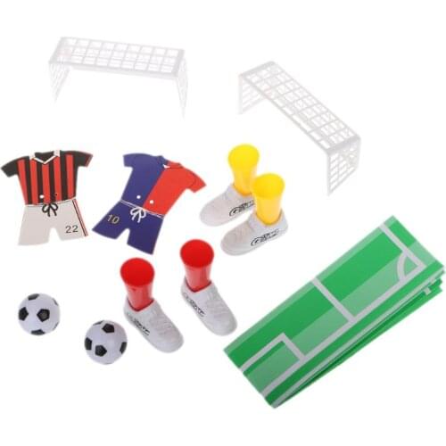 New Jersey Table Soccer Foosball Finger Soccer Match Toy Finger Game Sets Party Favors Kids Toy Y4UD