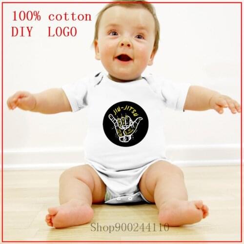 Gesture Jiu-Jitsu Go Train Brazilian Jiu Jitsu BJJ Baby Girl Clothes 100% Cotton Baby Boy Clothes Roupas de bebe Bodysuits baby