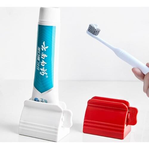 Multifunction Toothpaste Squeezer Facial Cleanser Press Dispenser Tube Cosmetic Rolling Squeezing Holder Oral Care Bathroom Tool