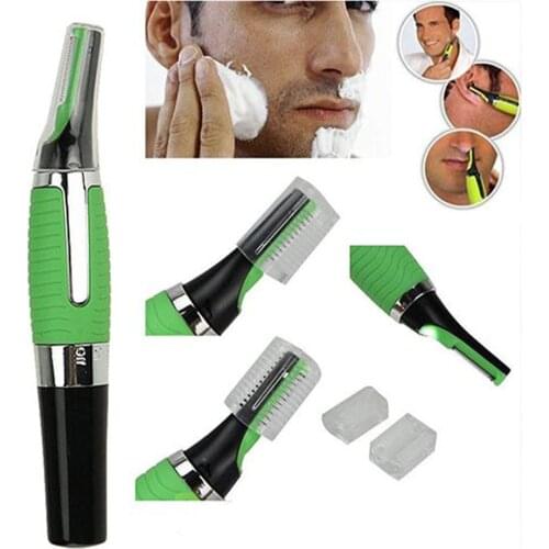 Micro Touches Max Men Grooming Set Beard Mustache Eyebrow Sideburn Trimming Device Shaving Barber Battery