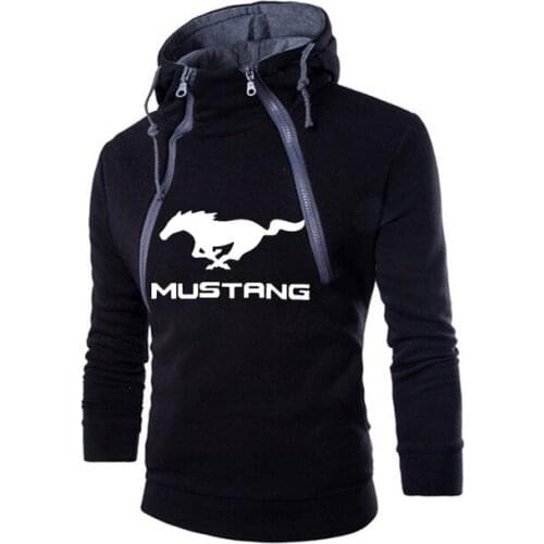NEW for Mustang Car Logo Printed ashion Spring Autumn Pullover high quality Streetwear Mens clothes casual Sportswea