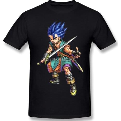 Dragon Quest Funny Anime Manga New Arrival T-Shirt Cool Unique Design Cotton Tees Harajuku TShirt Streetwear Men