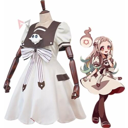 New Toilet-bound Hanako-kun Nene Yashiro Cosplay Costume Wig For Girl Female High Quality Game Party Halloween Set