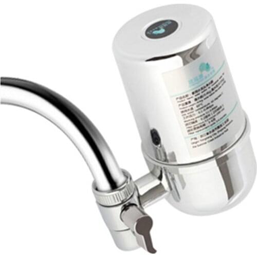 Tap Water Purifier Double Hole Faucet Filter with Washable Ceramic Core Kitchen Faucets Filters Household Water Taps Percolator