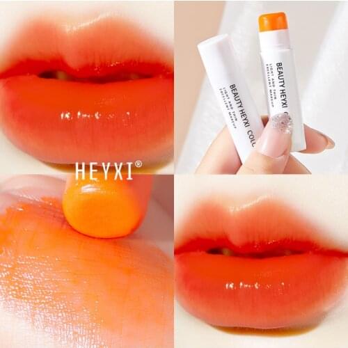 HEYXI Lipstick Moisturizes Hydrates Lasting Non-stick Cup Not Fade Waterproof Rich Color Lip Balm Lip Gloss Cosmetic Maquillage