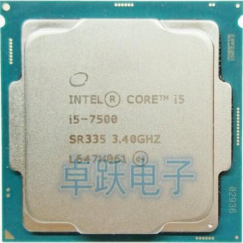 Intel Processor i5 7500 Quad Core LGA 1151 3.4GHz 65W 14nm Desktop CPU free shipping
